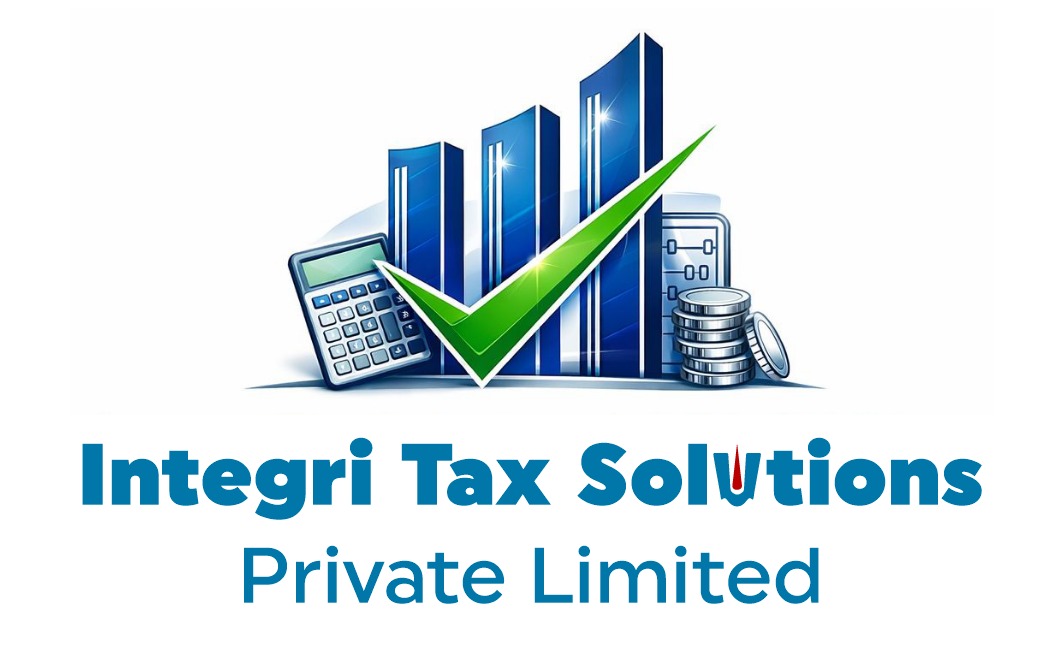 Integri Tax Solutions logo with a rising business chart and green checkmark